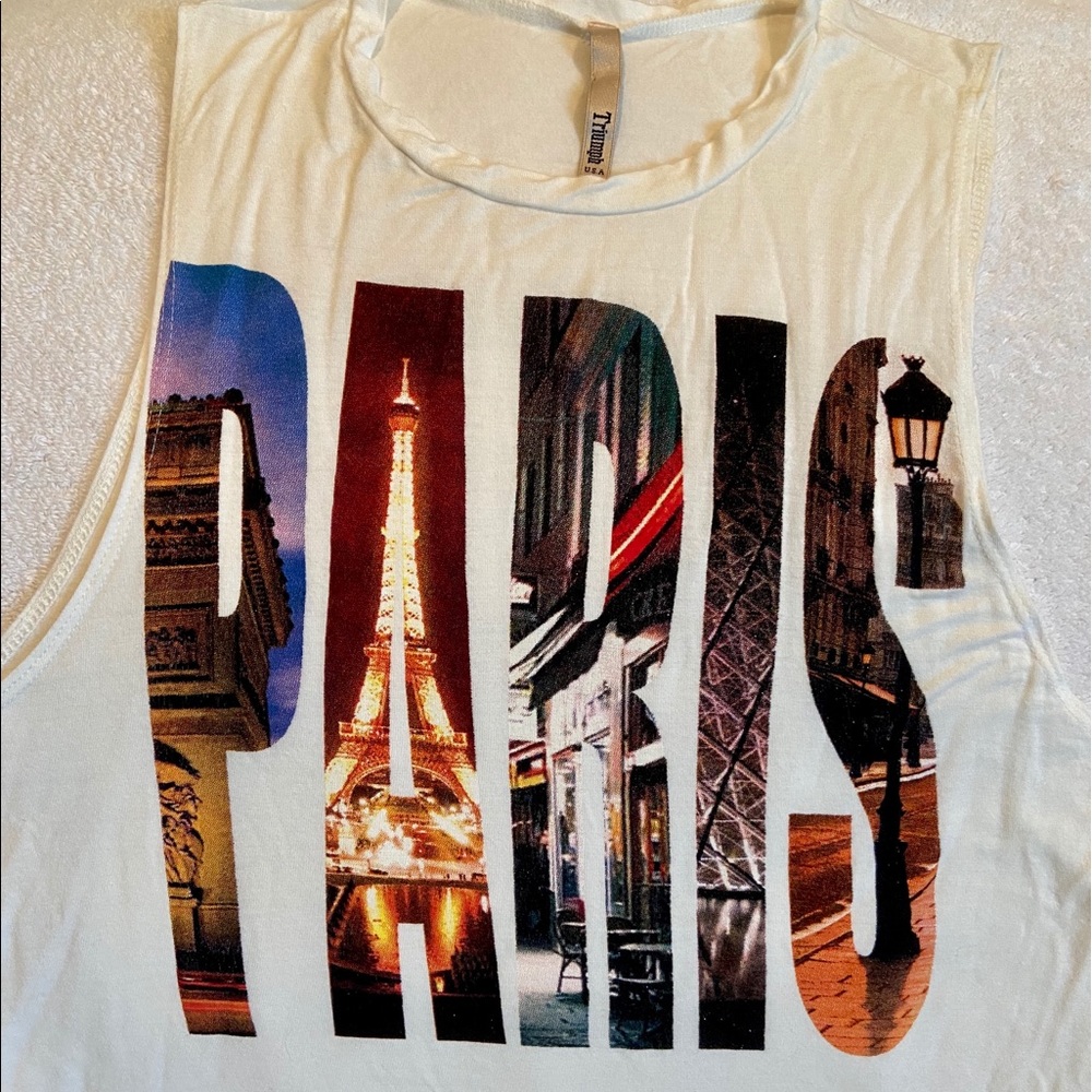 Paris, Tank Top by Triumph  NWOT